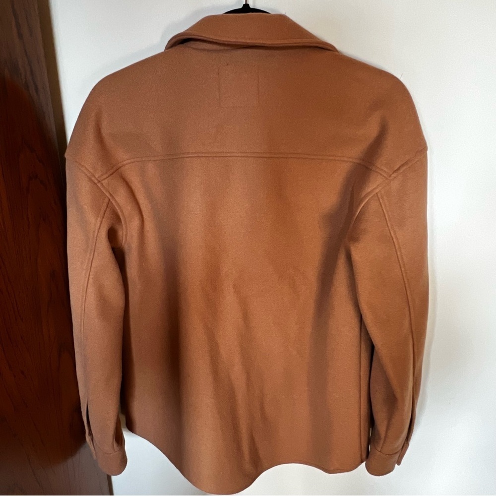 Avec les filles boyfriend shacket cognac size XS - Picture 5 of 8